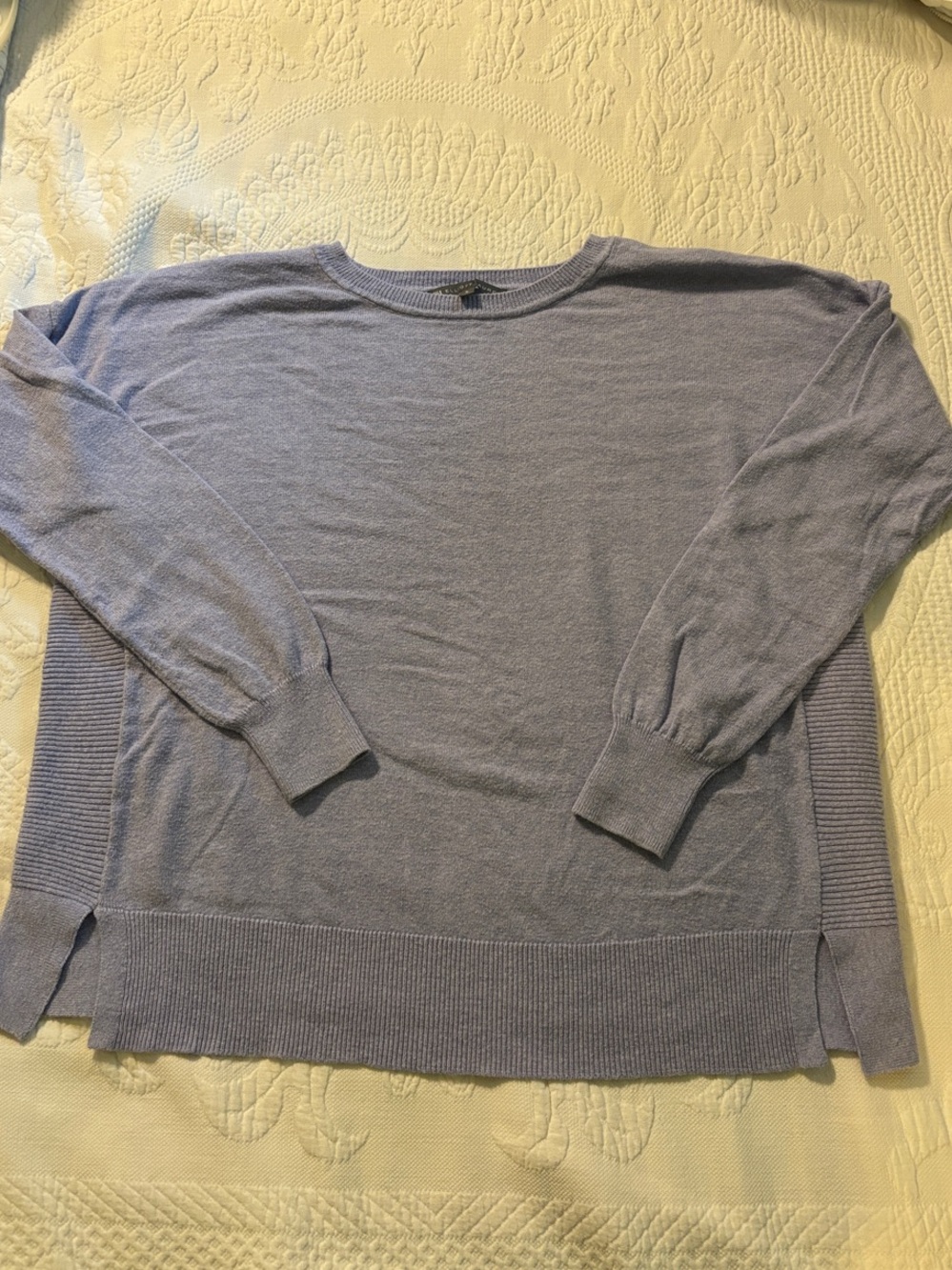 Elliott Lauren Soft Lavender Crewneck Sweater